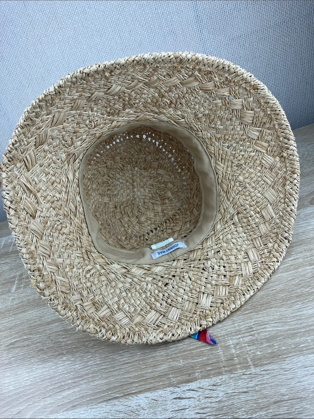 Johnny Was Helena Bucket Straw Hat Scarf